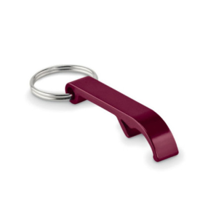 Porte-clés décapsuleur aluminium recyclé OVIKEY 