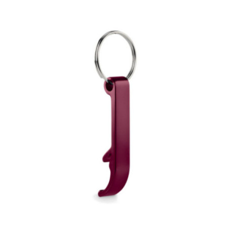 Porte-clés décapsuleur aluminium recyclé OVIKEY 
