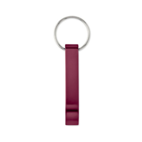Porte-clés décapsuleur aluminium recyclé OVIKEY 