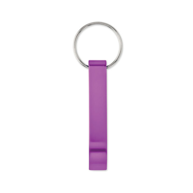 Porte-clés décapsuleur aluminium recyclé OVIKEY 