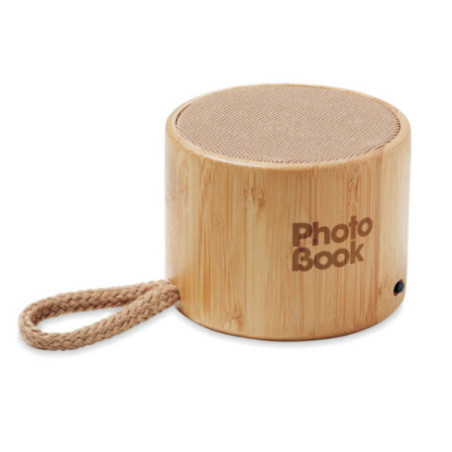Enceinte sans fil en bambou Cool 