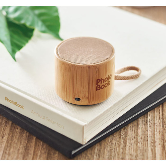 Enceinte sans fil en bambou Cool 