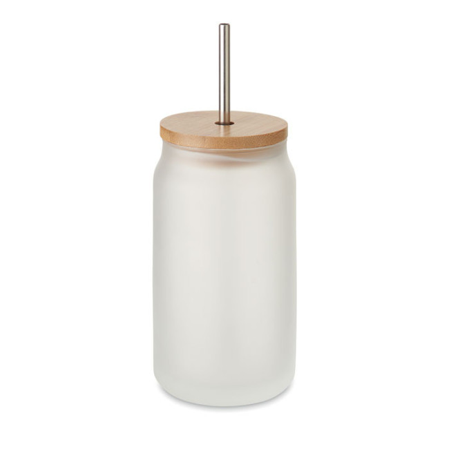 Gobelet en verre et bambou Jarblim 400 ml 