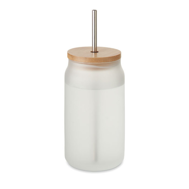 Gobelet en verre et bambou Jarblim 400 ml 