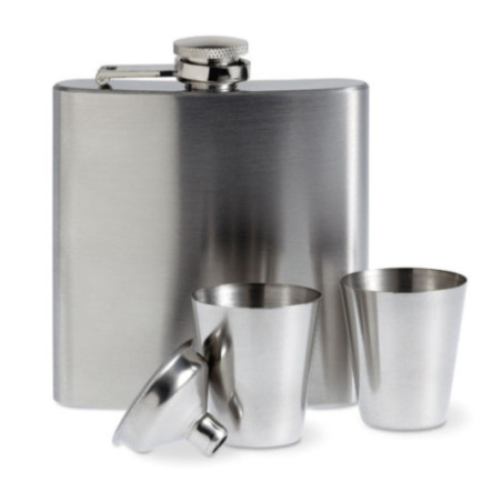 Coffret flasque et verres Slimmy 