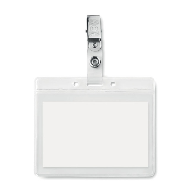 Porte-badge personnalisable Clip 