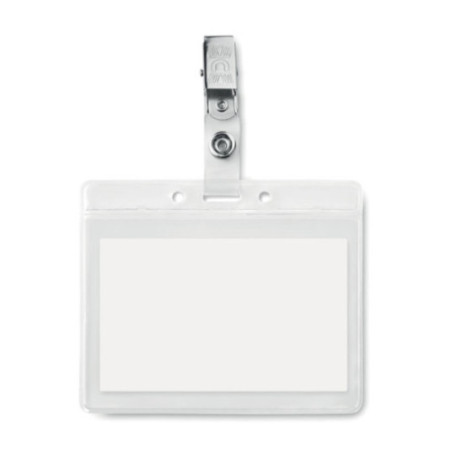 Porte-badge personnalisable Clip 