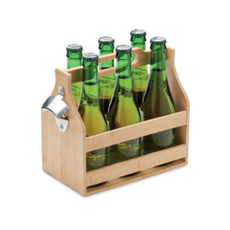 Caisse pour 6 bouteilles de bières Cabas 