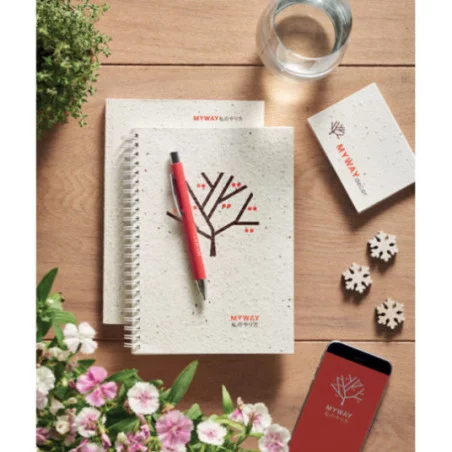 Carnet A5 à couverture semence Seed Book 