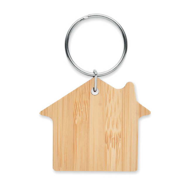 Porte-clés maison en bambou Houseboo 