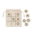 Jeu de morpion en bois personnalisé Topos 