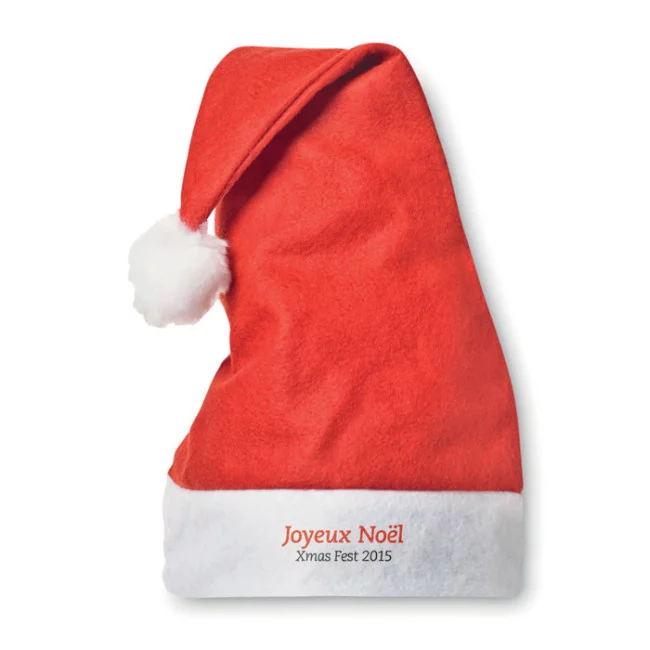 Bonnet de père Noël publicitaire Bono 