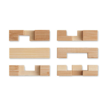 Casse-tête puzzle en bambou Squarenats 