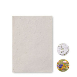 Feuille de papier recyclé à...