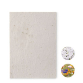Feuille de papier recyclé à...
