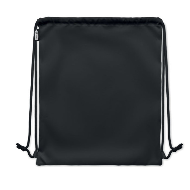 Grand sac cordon publicitaire en Rpet Night 