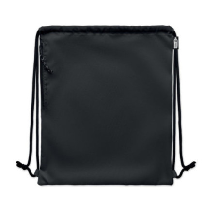 Grand sac cordon publicitaire en Rpet Night 