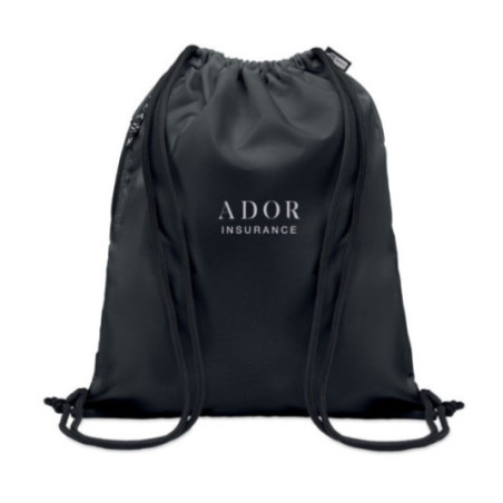Grand sac cordon publicitaire en Rpet Night 