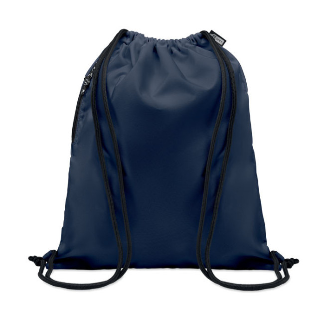 Grand sac cordon publicitaire en Rpet Night 