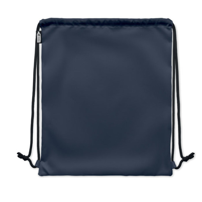 Grand sac cordon publicitaire en Rpet Night 