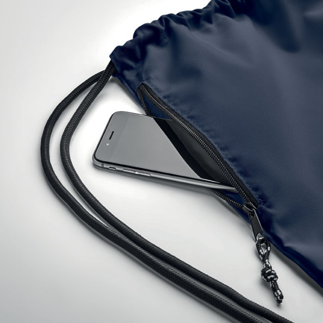 Grand sac cordon publicitaire en Rpet Night 