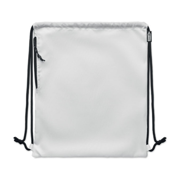 Grand sac cordon publicitaire en Rpet Night 