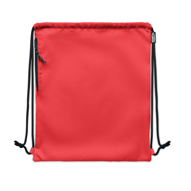 Grand sac cordon publicitaire en Rpet Night 