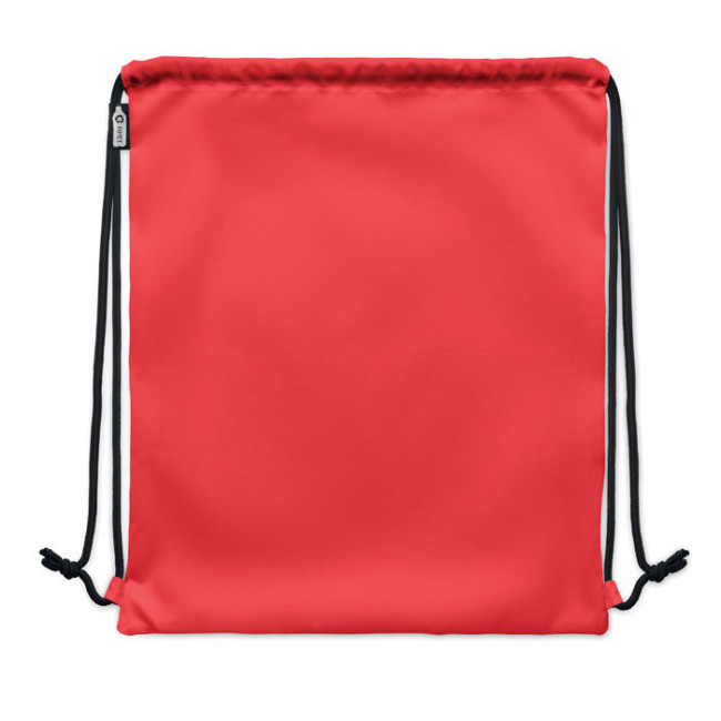 Grand sac cordon publicitaire en Rpet Night 
