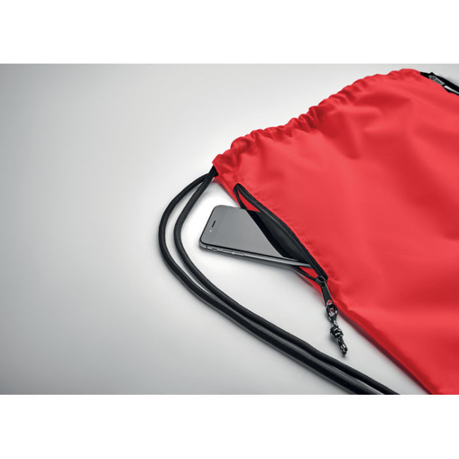 Grand sac cordon publicitaire en Rpet Night 