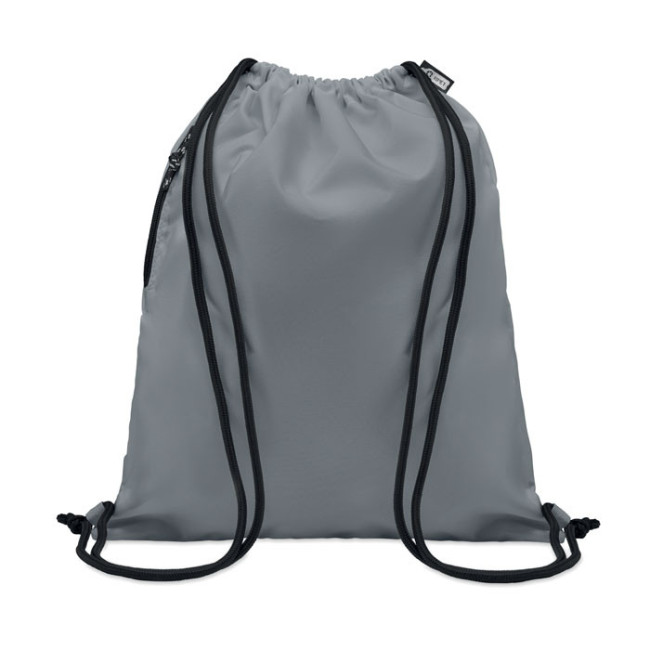 Grand sac cordon publicitaire en Rpet Night 