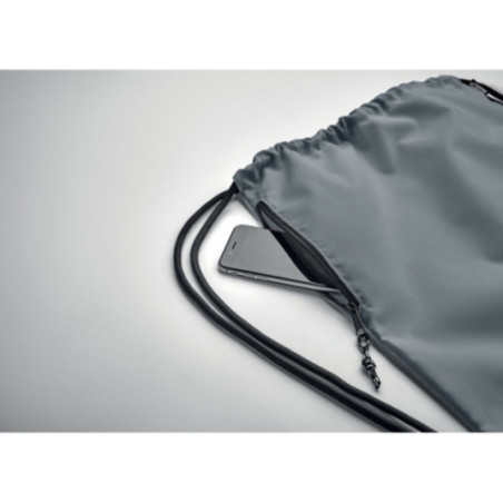Grand sac cordon publicitaire en Rpet Night 