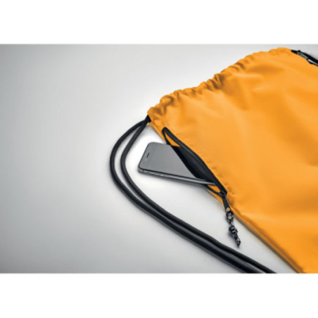 Grand sac cordon publicitaire en Rpet Night 