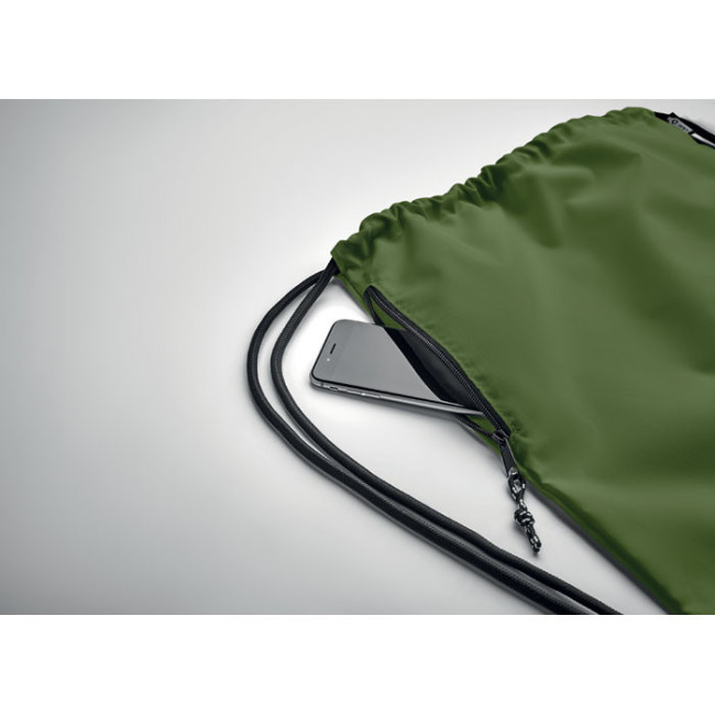 Grand sac cordon publicitaire en Rpet Night 