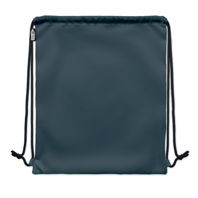 Grand sac cordon publicitaire en Rpet Night 