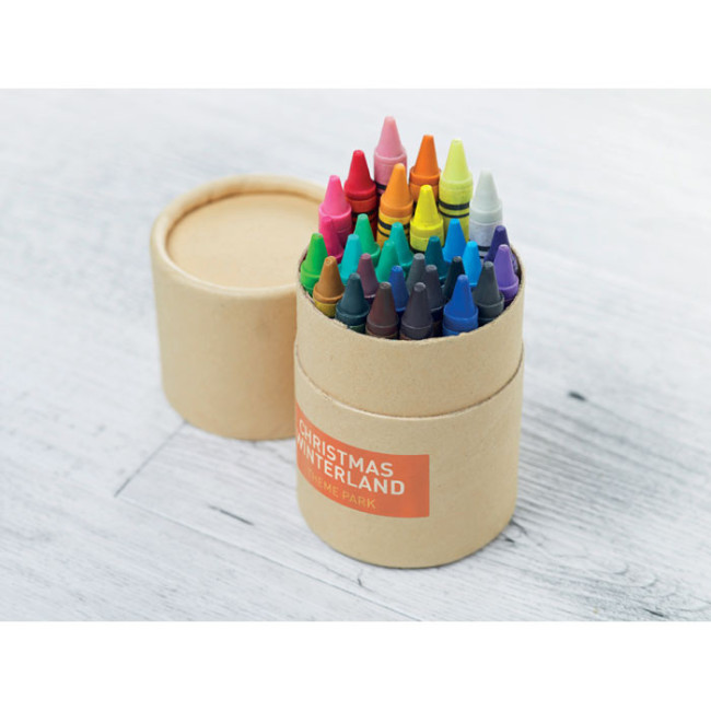 Étui de 30 crayons de cire Striper 