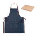 Tablier de cuisine en denim Denipur 