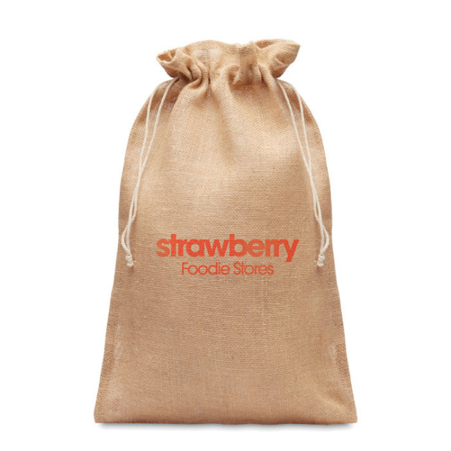 Pochette cadeau en toile de jute Big 