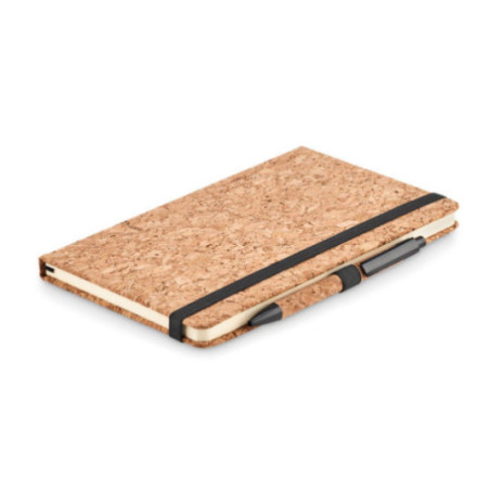 Set carnet & stylo en liège Suber 