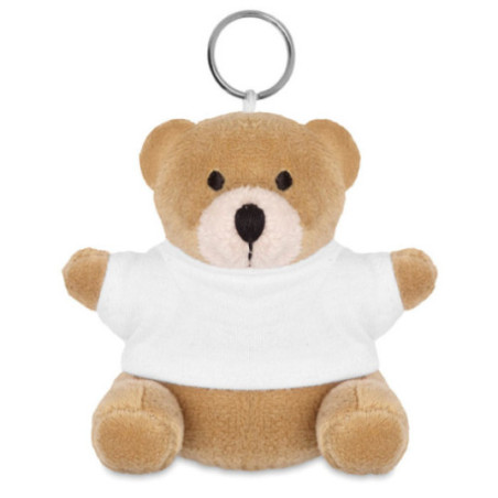 Porte-clés ourson en peluche Nil 