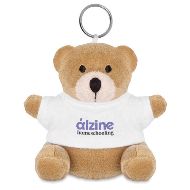 Porte-clés ourson en peluche Nil 