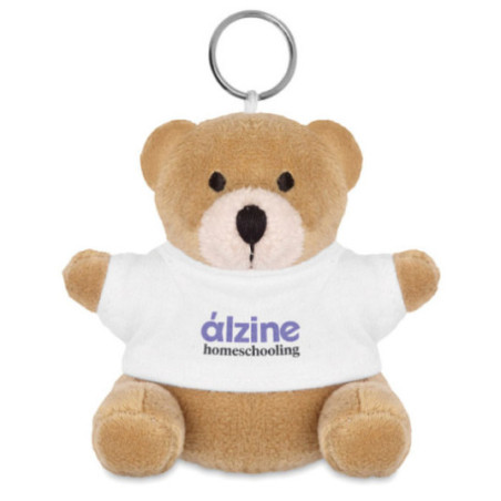 Porte-clés ourson en peluche Nil 