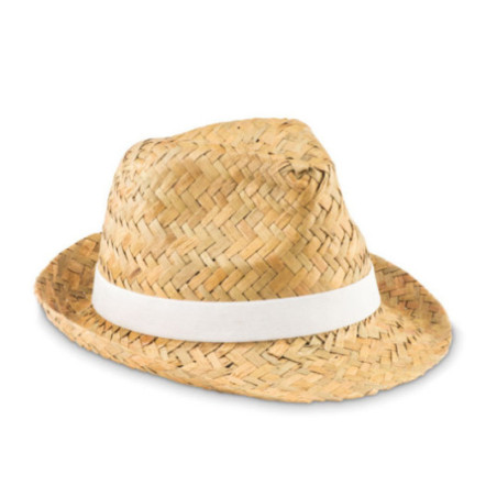 Chapeau en paille naturelle Montevideo 