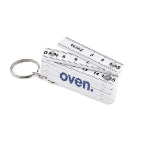 Porte-clés mètre pliant publicitaire Fuster 