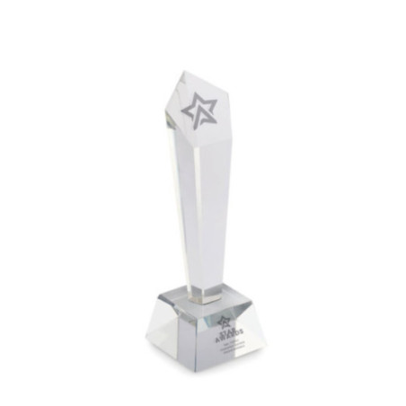 Trophée en cristal personnalisé Diaward 