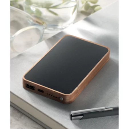 Batterie sans fil publicitaire en acacia Acapow 
