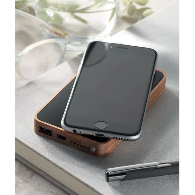 Batterie sans fil publicitaire en acacia Acapow 