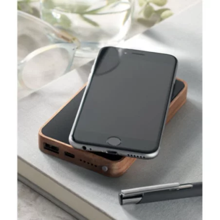 Batterie sans fil publicitaire en acacia Acapow 