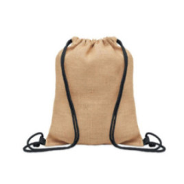 Sac cordon en jute Fukuro