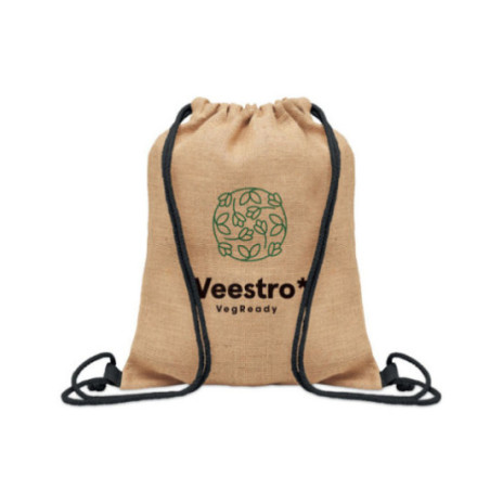 Sac cordon en jute Fukuro 