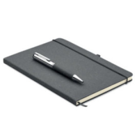 Set carnet & stylo en cuir...